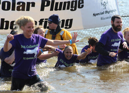 IC System takes the Polar Plunge for the Special Olympics in 2017