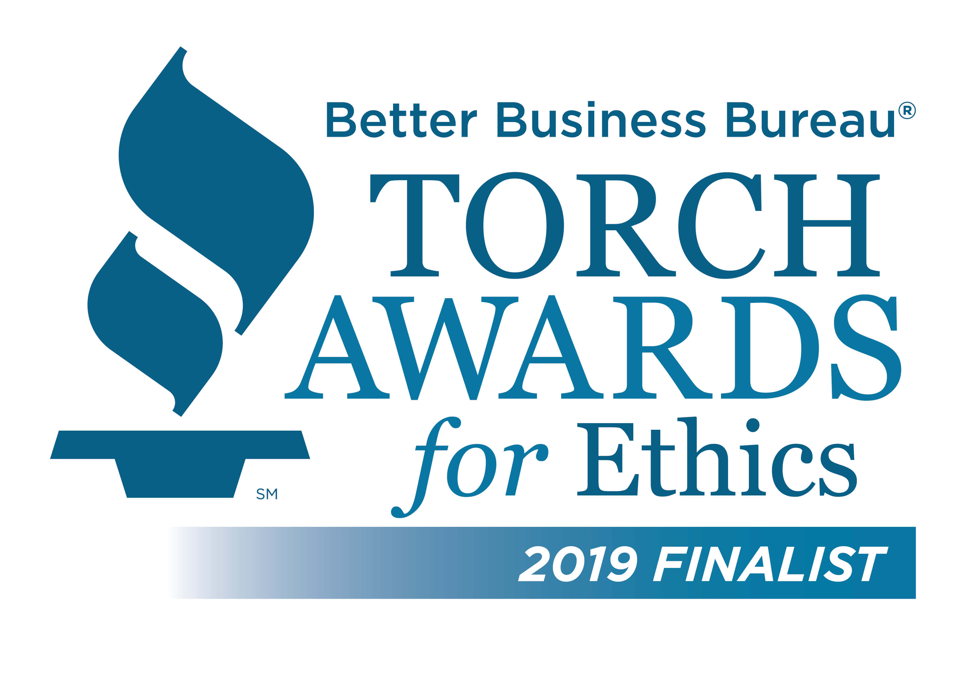 Better Business Bureau Torch Awards for Ethics 2019 Finalist logo