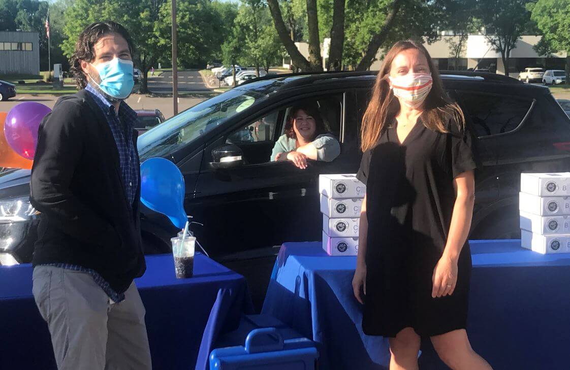 IC System Drive-Thru Event socially distanced