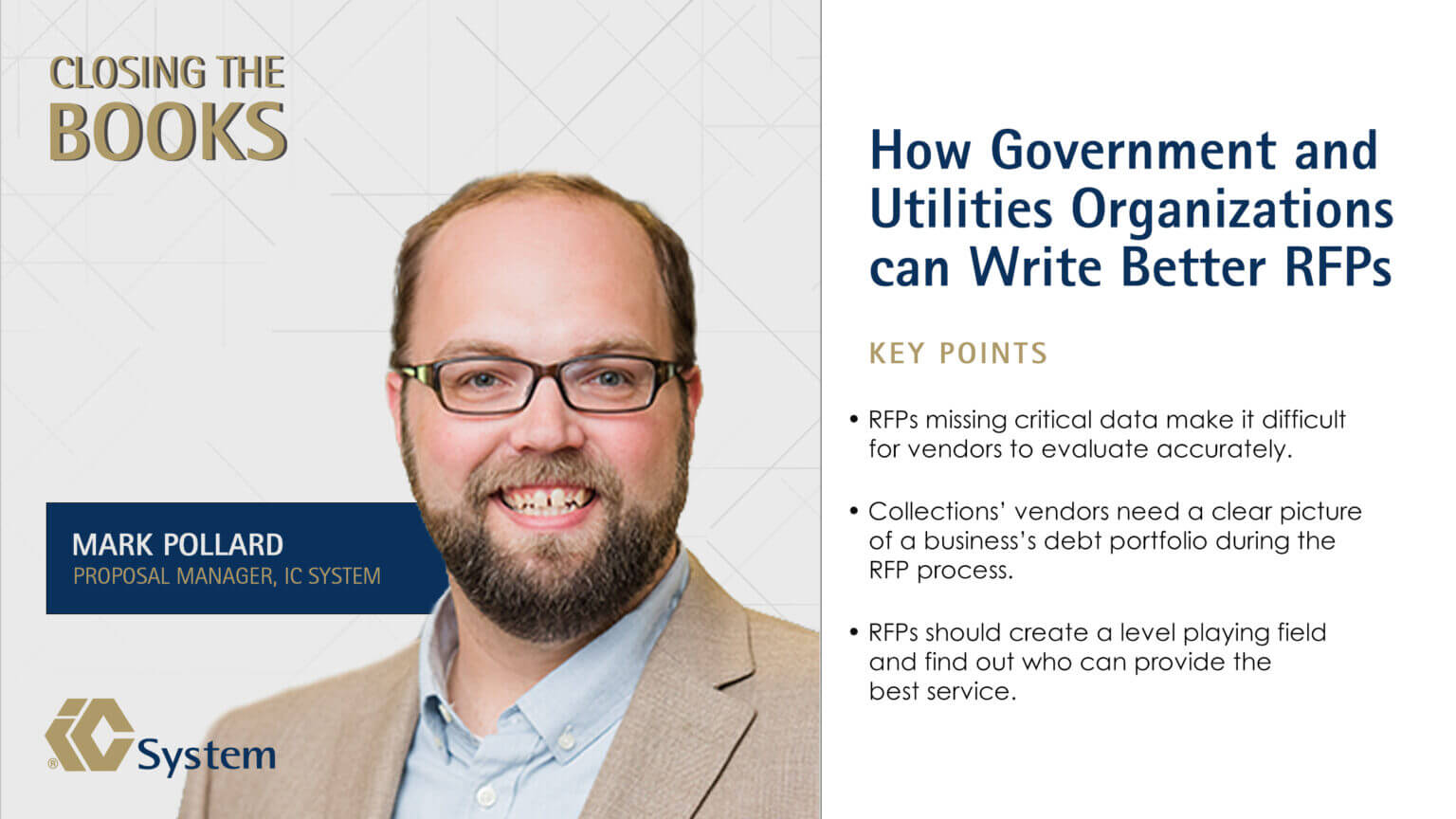 How Government and Utilities Organizations can Write Better RFPs IC System